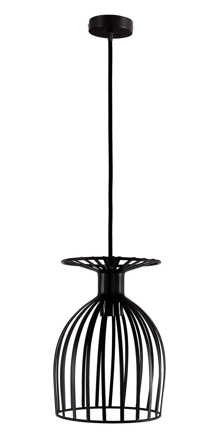 Фотография Retro cage shape of glass chandelier E27 Base  Droplight Holder   Lamps and lanterns  Black