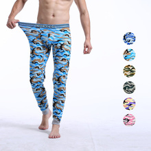 New Men’s Cotton Camouflage Thermal underwear long johns underpants Leggings Tights plus size free shipping