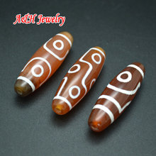 5pcs Orange Color Rice Shape Beads For Buddhist Jewelry Making