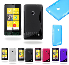 New Soft Silicone TPU Gel S line Skin Back Cover Case For Nokia Lumia 520 Case
