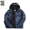 TIGER FORCE 2016 Brand Men Fashion Cotton Padded Jacket Winter Autumn Polyester Coat Camouflage European Size