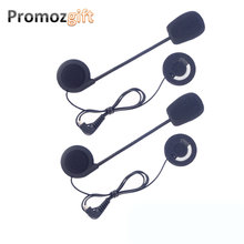 2 PCS Earphones Accessory for FDC-VB Celular Moto BT Bluetooth Motorcycle Interphone Helmet Intercom Headset
