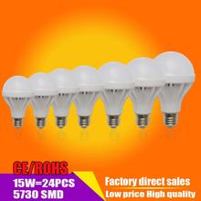 Wholesale Led E27  Led Bulb 3W 5W 7W 9W 10W 12W 15W 20W  LED Lamp 110V 220V Cold Warm White Bulb Led Illumination Lighting