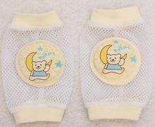 New Baby Leg wramers Kids Toddler Safety Crawling protective kneelet mesh elbow guard kneepads Carton printed