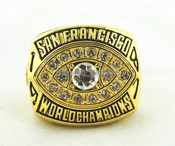 NFL 1981 San Francisco 49ers Super Bowl replica championship rings high quality with a box