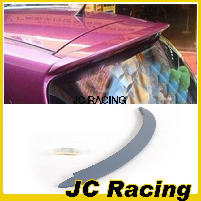 Фотография Top quality ABS unpainted auto car rear wing spoiler,trunk lip spoiler NO LED light  for Toyota(Fits for Yaris 11-14)