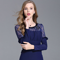 Lace shirt 2016 Autumn Tops Tshirt Vetement femme Camiseta Poleras de mujer Alien New Plus size