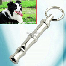 1pcs New 55mm Pet Dog Training Adjustable UltraSonic Sound Key chain Whistle wholesale Dropshipping