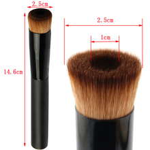 2015 Newest Single Flat Top Liquid foundation brush Professional Kabuki Makeup Brushes Face Make up Tool