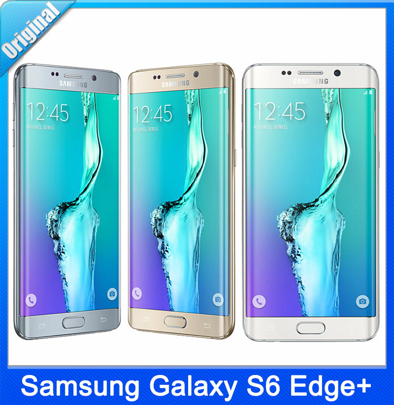 New Original Samsung Galaxy S6 Edge Plus Dual SIM Phone Octa Core 4G RAM 32G ROM