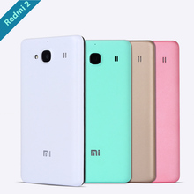 New 2015 Hard Back Cover for Xiaomi Redmi 2 Case 4.7” Hongmi 2 Case High Quality Battery Cover Replacement Mobile Phone Bags