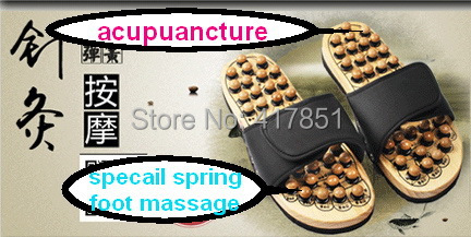 South Korea pebble foot massage slippers acupoint health care slippers summer woman home slippers
