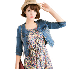 New Arrival spring /Antumn short denim jackets vintage casual coat women’s denim jacket for outerwear jeans Female Plus size 2XL