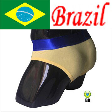 Yellow-Free-shipping-2014-Brazil-Football-World-Cup-Flag-Briefs-Men-Sport-men-s-briefs-Modal-Underpants