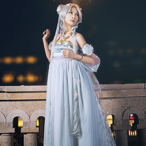 Anime Sailor Moon Serena Tsukino Usagi Tsukino New Queen Serenity cos princess Dress Cosplay Costume