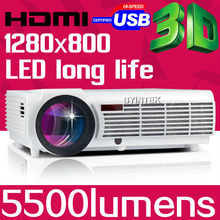BYINTEK BT96 5500lumens fuLl HD Home Theater Video LED Projector hdmI usb TV pc av 1080P 3D Projektor Projetor Proyector Beamer