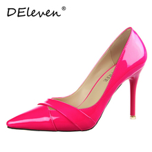 Fashion Wedding Shoes Sexy Stiletto Hollow out High heels Bridal Pumps Shoes Pointed toe Woman Shoes Rose Red Wine Pink Orange