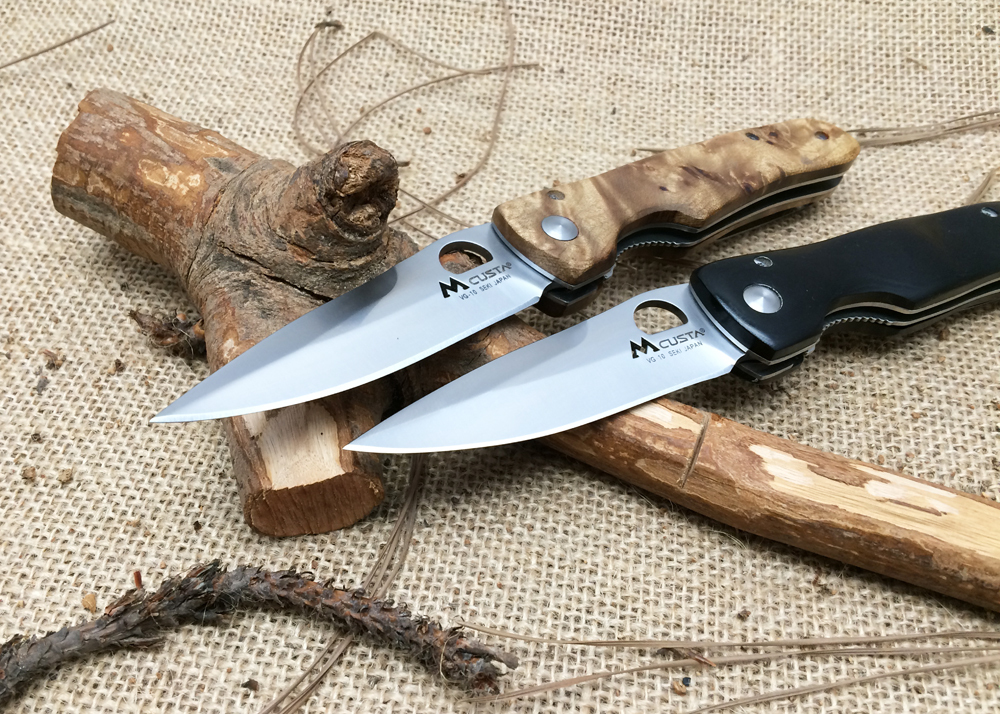 Cool Knife MCUSTA MC12 Folding knife With Shadow Wood or Micata Handle Knife 58HRC Hunting Pocket