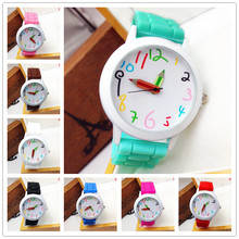 2015 Special Offer Limited Fashion Cartoon Pencil Pointer Funny Digital Silicone Watches Best Gift Women Men