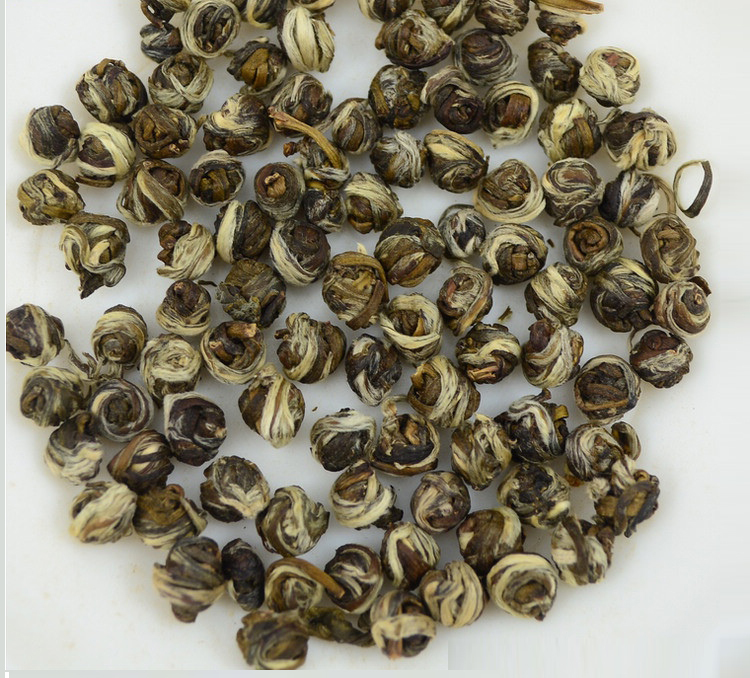High Grade Jasmine Pearl Tea 100 natural fragrant Chinese Green Tea 250g hand made 2015 fresh