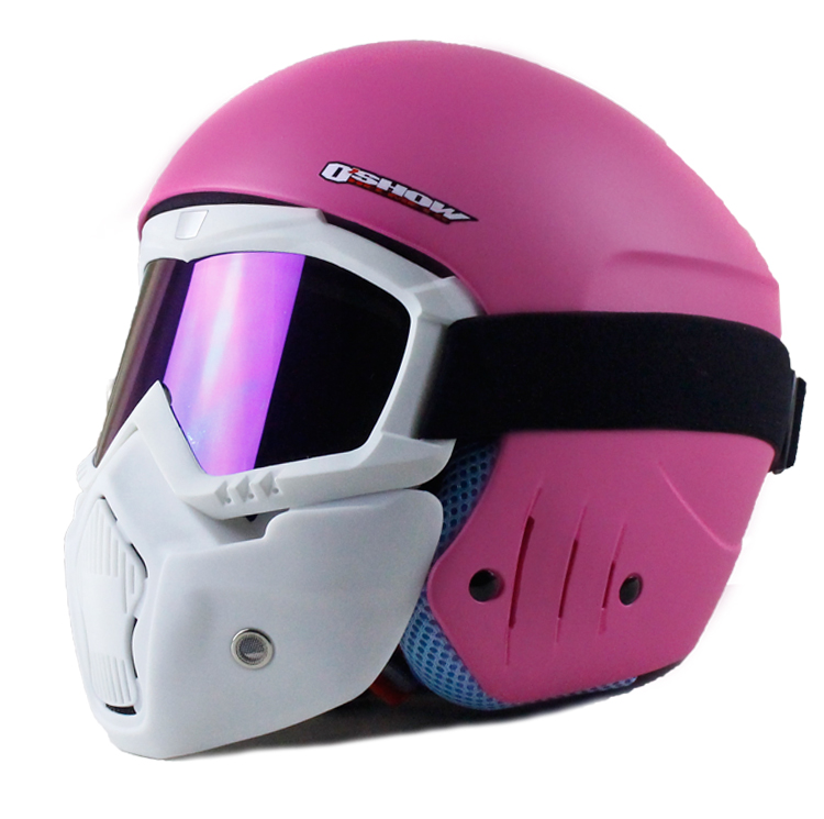 2021 Ski Helmet With Mask For Adults Full Face Helmet Skiing Women