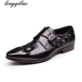 New Brand leather men s shoes British pointed men s business suits leather shoes leather men