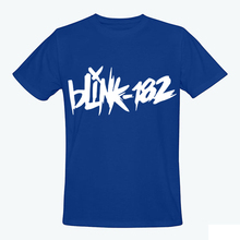 New Fashion Mens T Shirt Blink 182 Printed Cotton Custom Logo Personalized Men Short Sleeve Summer