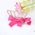 Hot Design Shiny Rhinestone Hair Clip Girls Hair Accessories Bowknot Children Accessories Baby Hairpins Beauty Diamond