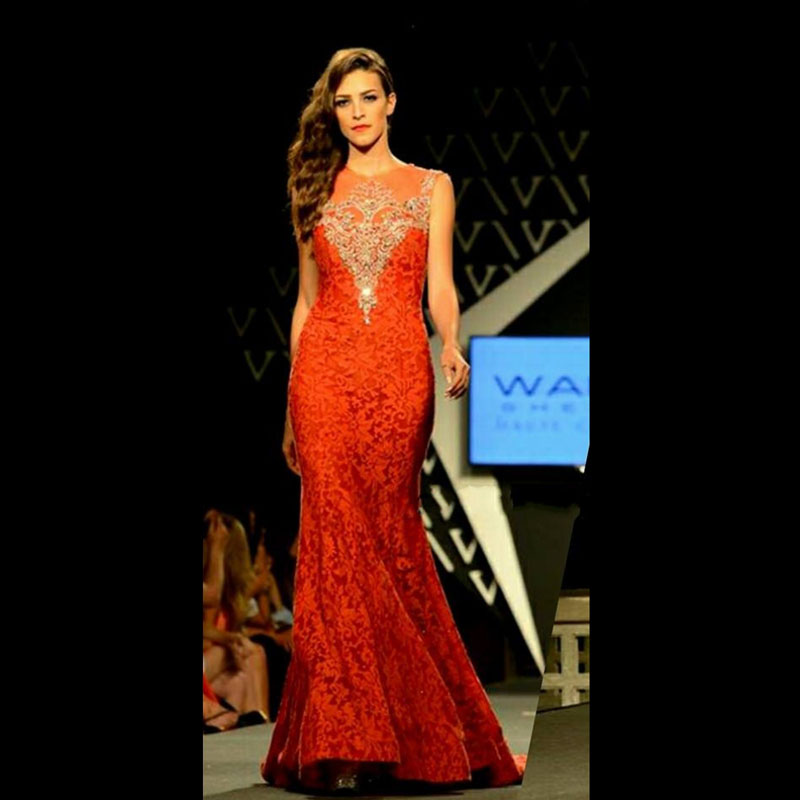 vestidos de noche 2016 rojos