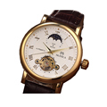 Luxury Brand MONICA Tourbillon Women Watch Mens Mechanical Automatic Self Winding Watches Man leather Band Wrist