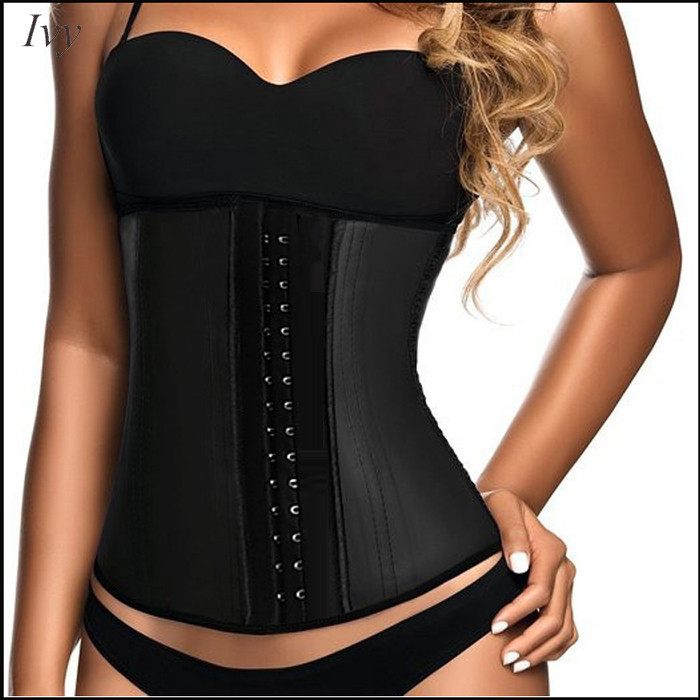 2015 Plus Size Latex corset Women Latex Sexy Underust Bustier Waist