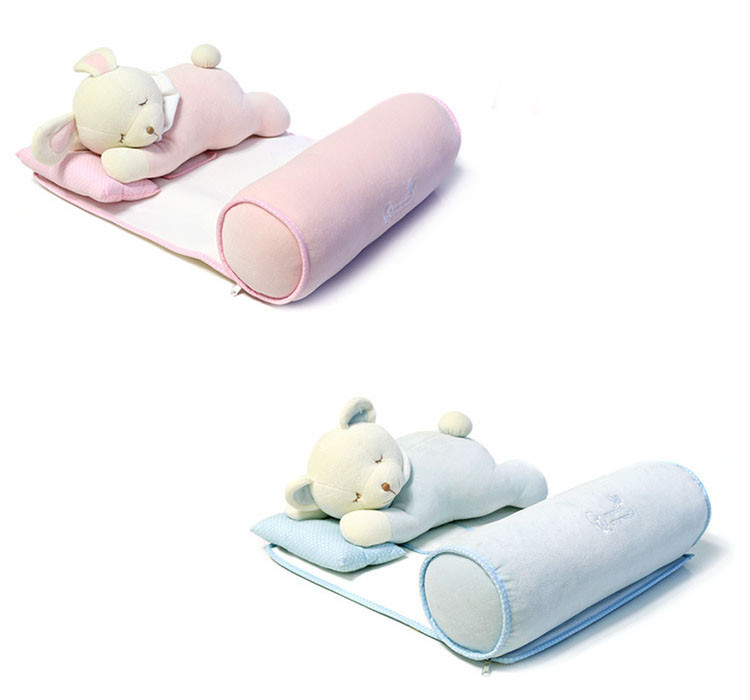 0-3 years Newborn infant pillow Brand multifunctional neck protection baby bedding set sleeping pillow with cartoon baby toys (3)