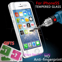 For iPhone 5s tempered glass 0.3mm thin glass for the iPhone 5 advanced screen protector for iPhone5s Protector Glass