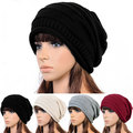 Hot New Women Men Unisex Knitted Winter Cap Beanies Solid Color Hiphop Snap Slouch Skullies Bonnet