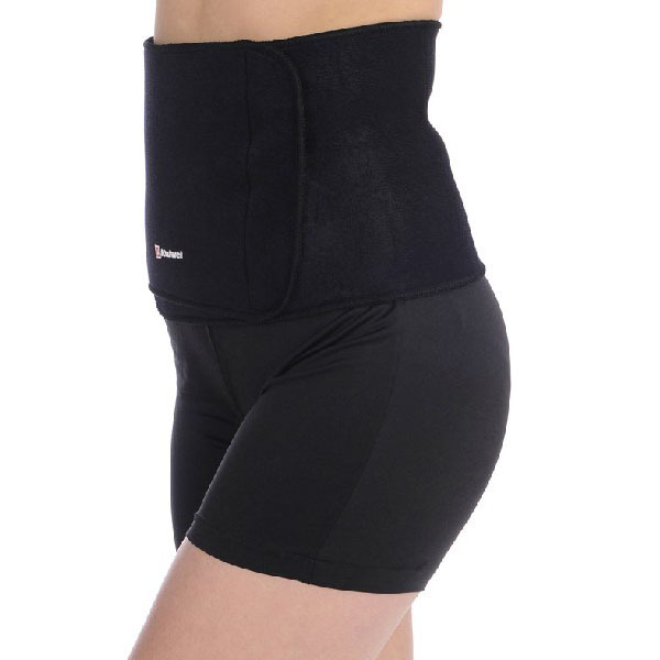 Unisex Adjustable Fittness Gym Workout Weight Lifting Waist Belt Support Band Blackin Waist