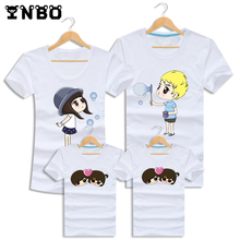 Family Matching Clothes 2016 Summer Mother Father Daughter Son T-shirts Set Family Look T Shirt Clothing Mother Duaghter Outfits