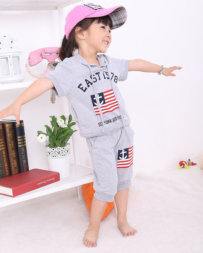 Aliexpress.com : Buy Summer children boy girl clothing set ...
