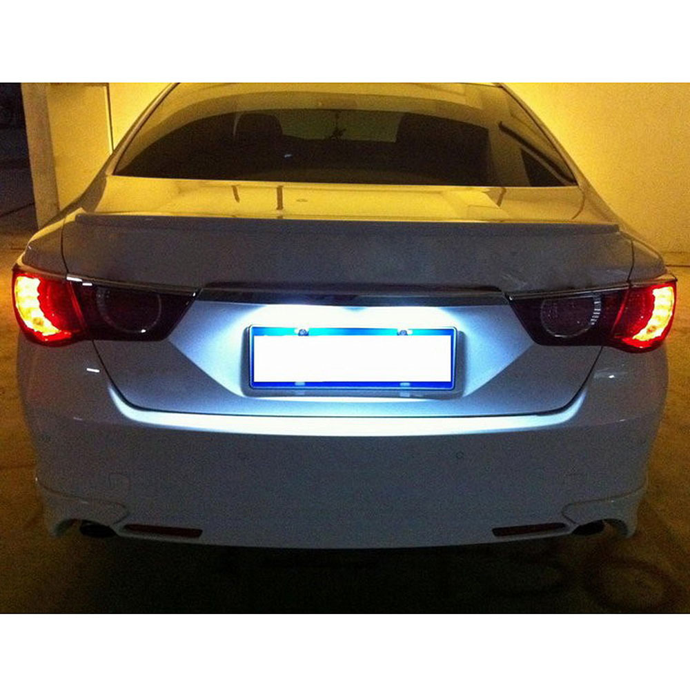 18 3528 SMD White 6000K 6500K Car LED License Plate Light ...