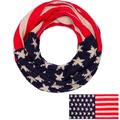 2015 Winter Christmas Unisex Men Multicolor Blue Star Loop Ring Circle Knit Colorful Striped Shawl Wool