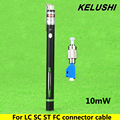 KELUSHI 10mW Fiber Optic Visual Fault Locator Red Laser Light Source Cable Tester 2 5mm General