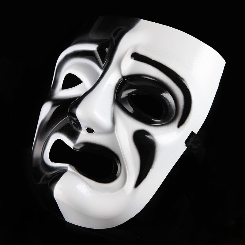Wholesale Halloween Party Mask Ancient Greek God Full Face Crying Face Masks Smiling Face Mask