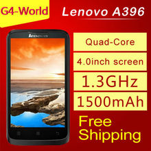 Original cheap lenovo A396 SC7730 Quad Core dual sim 4 0inch capacitive screen android 2 3