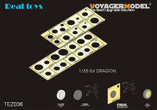 Voyager TEZ036 1/35 WWII AFV ruedas estarcir plantillas para Dragon kit