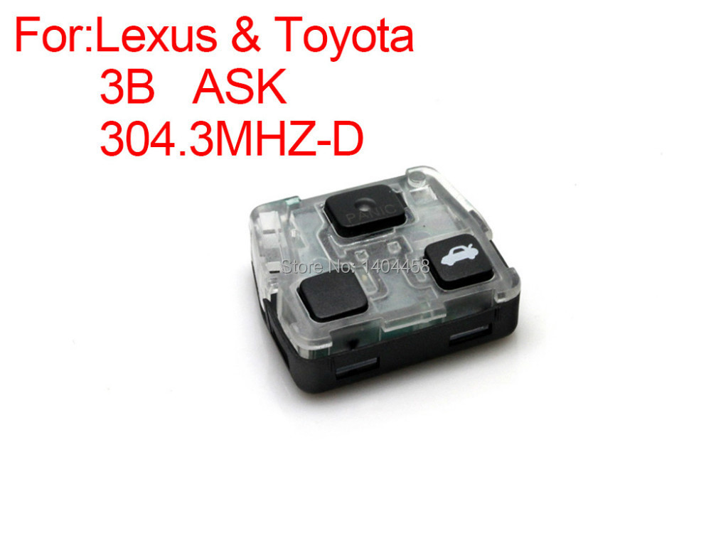     ASK 3 butons 304.3MHZ - D  Lexus