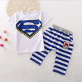 2016 Summer Boys 3Colors Clothes Sets Kids Clothes Suit Short Sleeve S Letter Print T Shirt