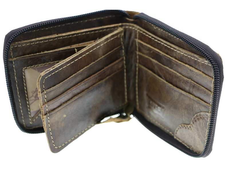 2015 New 100 Genuine leather men wallet fashion designer man purse 100 cowhide Coin wallet Male