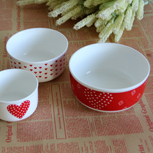 zakka fresh bone china tableware suit bowl of fresh three piece Japan and South Korea a