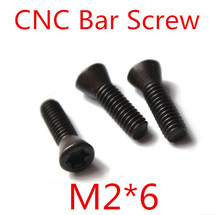 50pcs M2 x 6mm M2*6  Insert Torx Screw CNC Bar Replaces Carbide Inserts CNC Lathe Tool