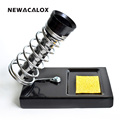 NEWACALOX Repair Tool Soldering Iron Gun Stand Holder Support Station Metal Base with Solder Sponge