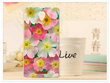 Hot Beautiful Rose Peony Flower Colored Painting Hard PC Plastic Cases Phone Case For Lenovo A5000